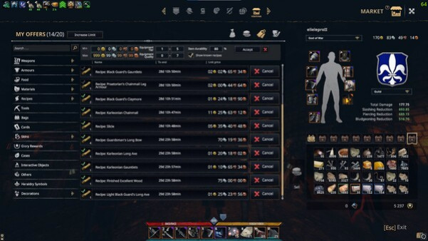 Игра Gloria Victis: Medieval MMORPG, скриншот