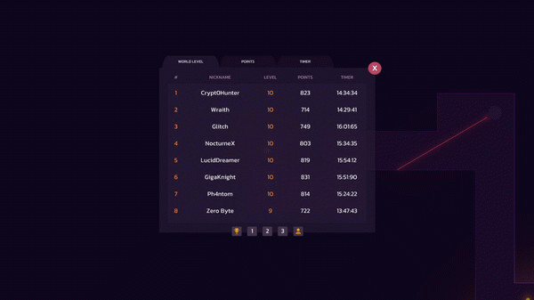 Игра Glow Journey, скриншот