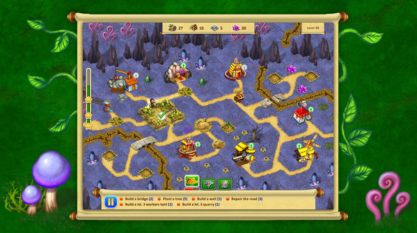 Игра Gnomes Garden 3: The thief of castles, скриншот