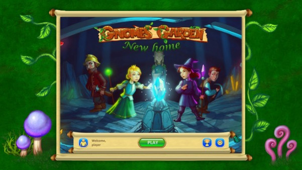 Игра Gnomes Garden New home, скриншот