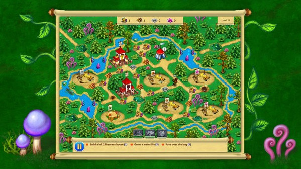 Игра Gnomes Garden New home, скриншот