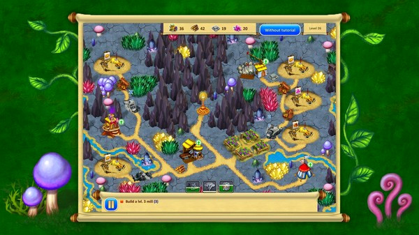 Игра Gnomes Garden New home, скриншот
