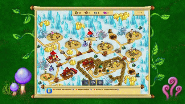 Игра Gnomes Garden New home, скриншот