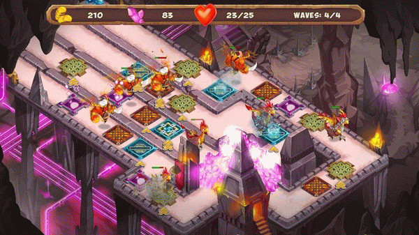 Игра Gnumz: Masters of Defense, скриншот
