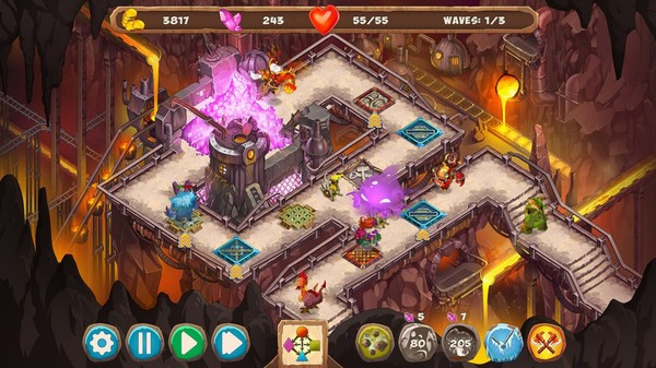 Игра Gnumz: Masters of Defense, скриншот
