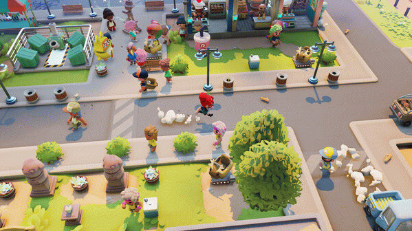 Игра Go-Go Town!, скриншот