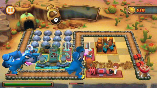 Игра Go Home Dinosaurs!, скриншот