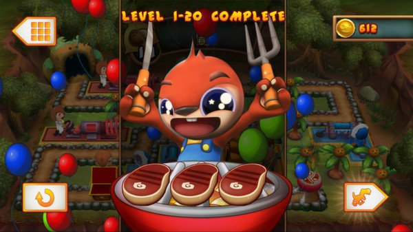 Игра Go Home Dinosaurs!, скриншот