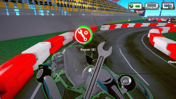 Игра Go-Kart Simulator, скриншот
