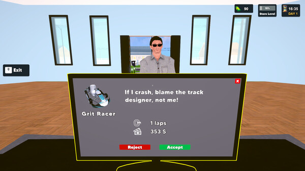 Игра Go-Kart Simulator, скриншот