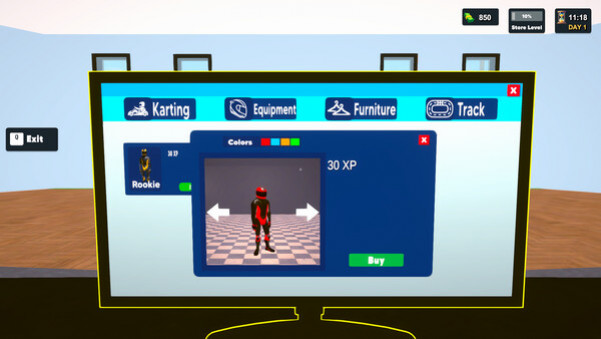 Игра Go-Kart Simulator, скриншот
