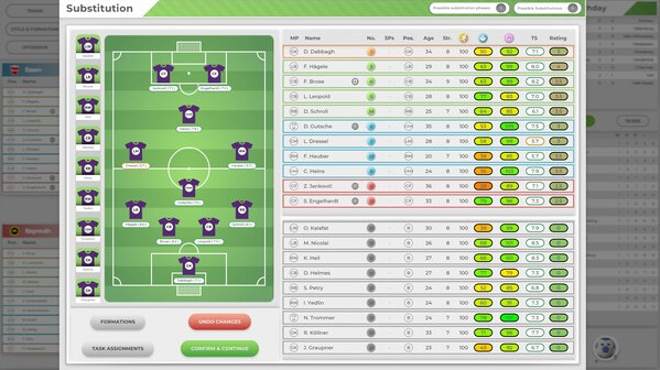 Игра GOAL! The Club Manager, скриншот