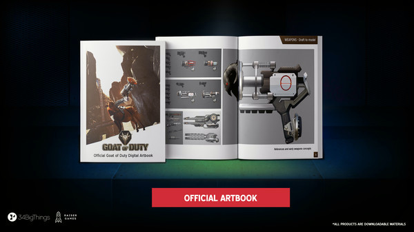 Игра Goat of Duty Digital ArtBook, скриншот
