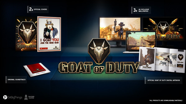 Игра Goat of Duty Digital ArtBook, скриншот