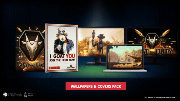 Игра Goat of Duty Wallpapers & Covers Pack #CharityDLC, скриншот