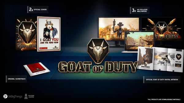 Игра Goat of Duty Wallpapers & Covers Pack #CharityDLC, скриншот