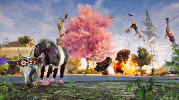 Игра Goat Simulator 3, скриншот