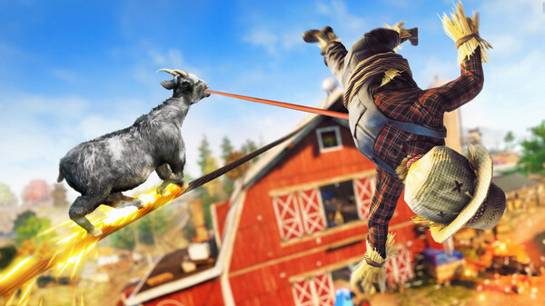 Игра Goat Simulator 3, скриншот