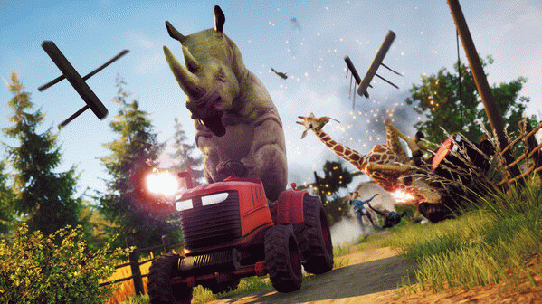 Игра Goat Simulator 3, скриншот