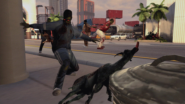 Игра Goat Simulator: GoatZ, скриншот