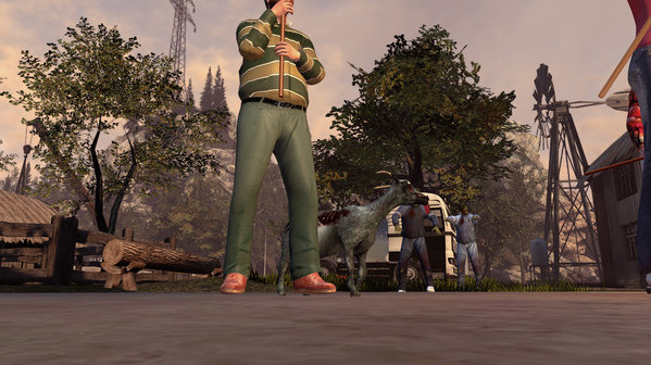 Игра Goat Simulator: GoatZ, скриншот