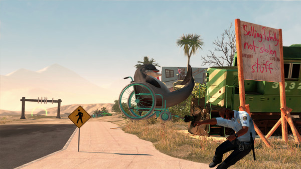 Игра Goat Simulator: PAYDAY, скриншот