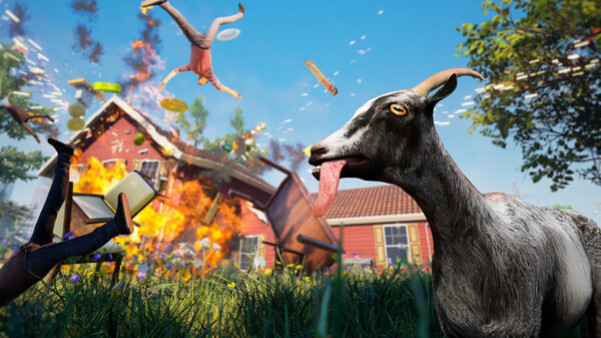 Игра Goat Simulator: Remastered, скриншот