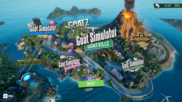 Игра Goat Simulator: Remastered, скриншот