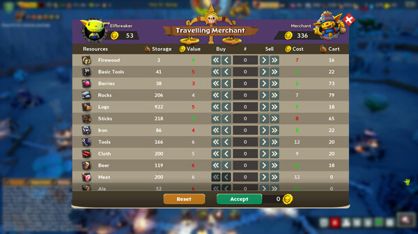 Игра Goblins of Elderstone, скриншот