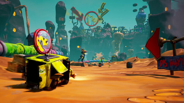 Игра Goblintown: Really Hard Driving Game, скриншот