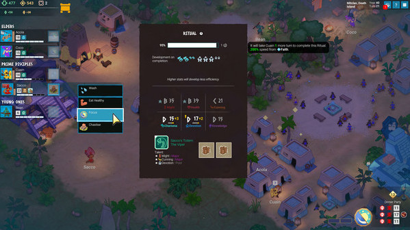 Игра Godhood, скриншот