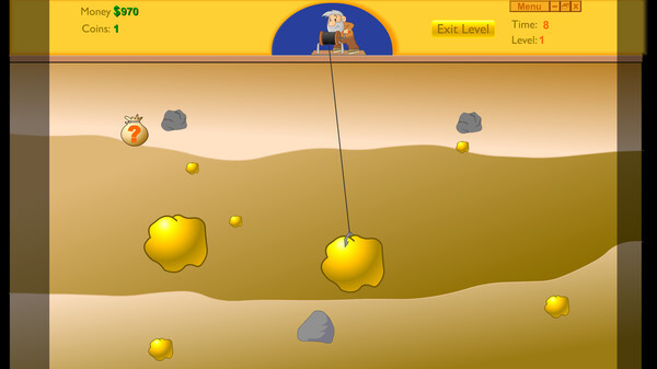 Игра Gold Miner:Classic Edition, скриншот