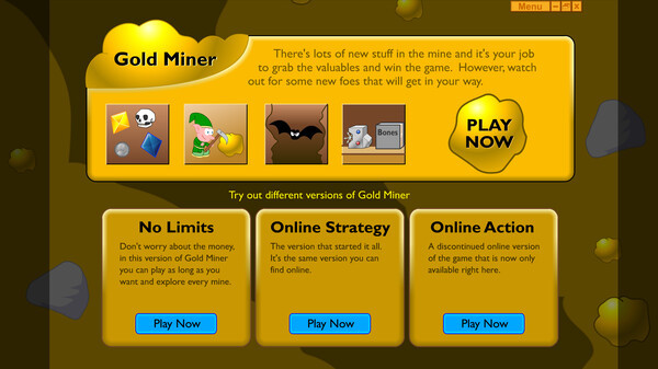 Игра Gold Miner:Classic Edition, скриншот