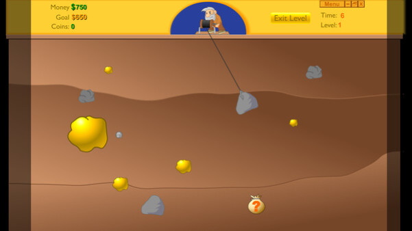 Игра Gold Miner:Classic Edition, скриншот