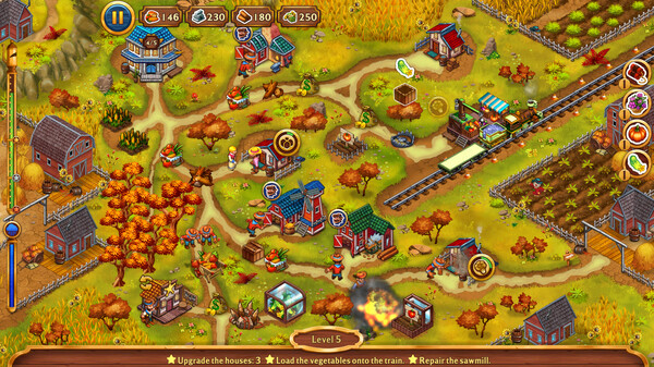 Игра Golden Rails: Harvest of Riddles, скриншот