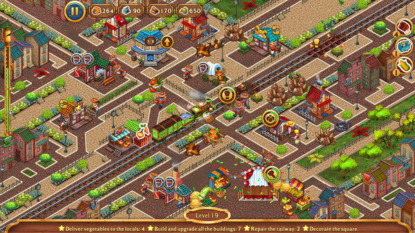 Игра Golden Rails: Harvest of Riddles, скриншот