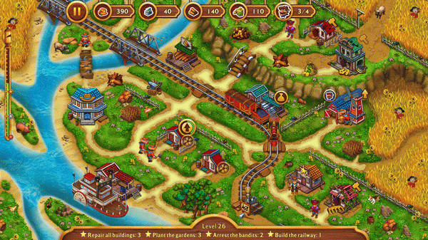Игра Golden Rails: Tales of the Wild West, скриншот
