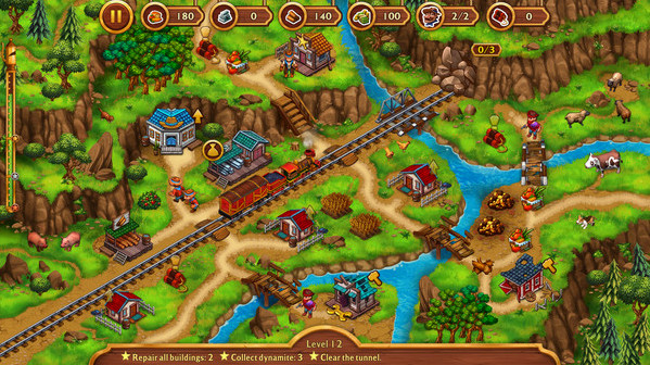 Игра Golden Rails: Tales of the Wild West, скриншот