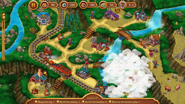 Игра Golden Rails: Tales of the Wild West, скриншот