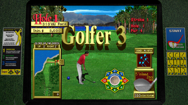 Игра Golden Tee Arcade Classics, скриншот