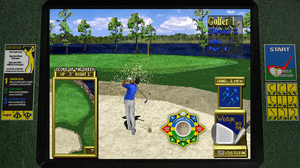 Игра Golden Tee Arcade Classics, скриншот
