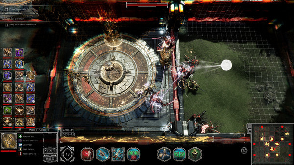 Игра Golem Gates, скриншот