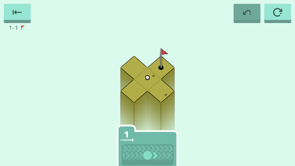 Игра Golf Peaks, скриншот