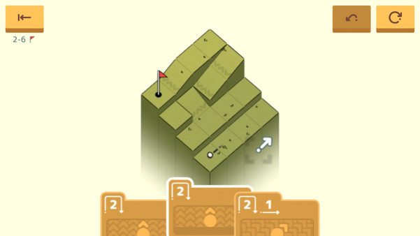 Игра Golf Peaks, скриншот