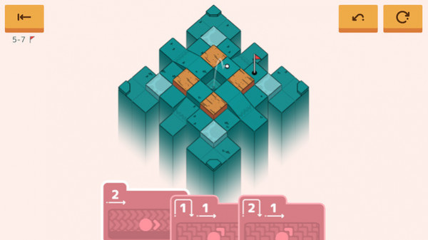 Игра Golf Peaks, скриншот