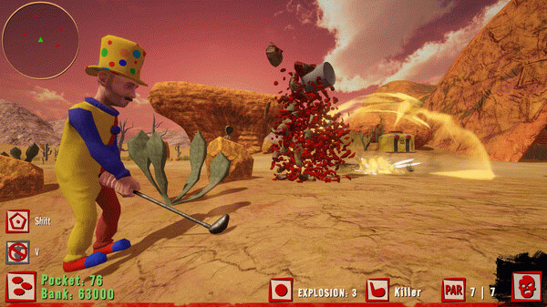 Игра Golf VS Zombies, скриншот