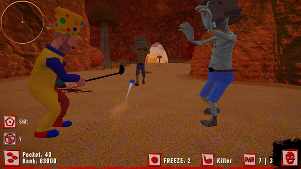 Игра Golf VS Zombies, скриншот