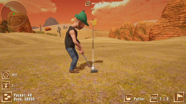 Игра Golf VS Zombies, скриншот