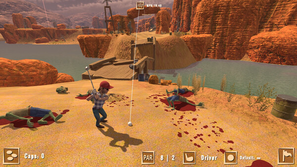 Игра Golf VS Zombies, скриншот