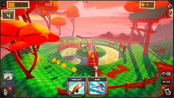 Игра Golfie, скриншот